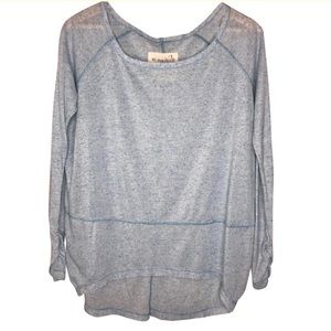 FREE PEOPLE Slub Long Sleeve Top